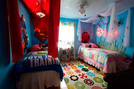фото детской комнаты для мальчика и девочки 3