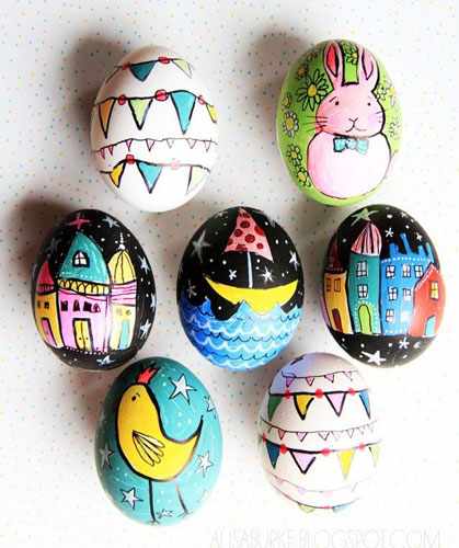 Красим яйца на Пасху: оригинальные идеи для детей