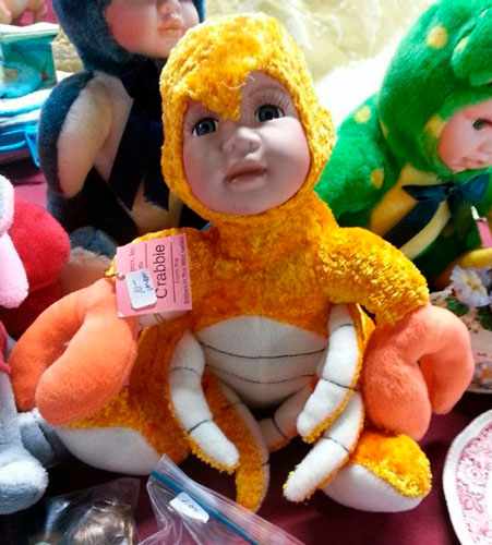 Детские игрушки, которые напугают и взрослых: краб