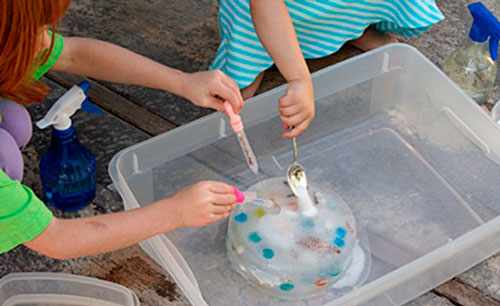 Домашние опыты с водой и краской для детей: поиски клада