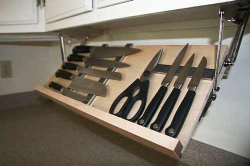 Порядок на кухне: хранение ножей