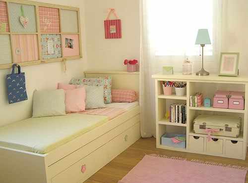 Бежевый цвет в интерьере детской комнаты 4