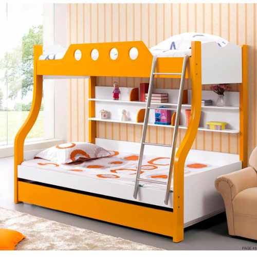 детская комната в оранжевом цвете 6