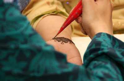 нанесение хны для татуировки махенди в домашних условиях
