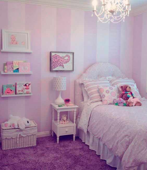 фотография фиолетовой комнаты ребенка 3