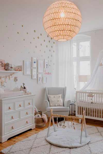  Детская комната в скандинавском стиле для девочки 5