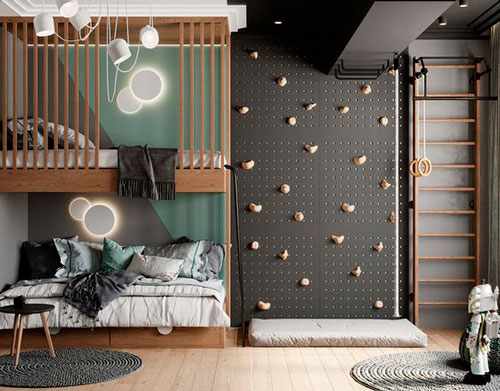 Детская комната в скандинавском стиле для мальчика 5