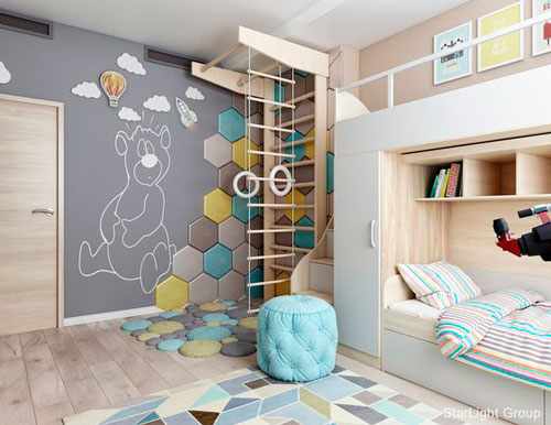 Детская комната в скандинавском стиле для подростка 10