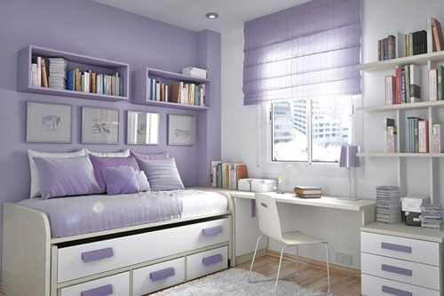 детская комната в фиолетовом цвете 3