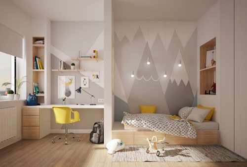 детские комнаты в скандинавском стиле фото 2