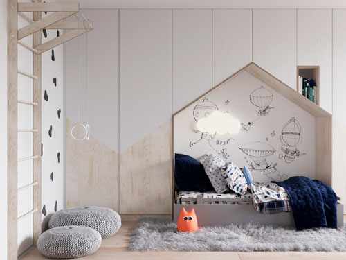 детские комнаты в скандинавском стиле фото 8