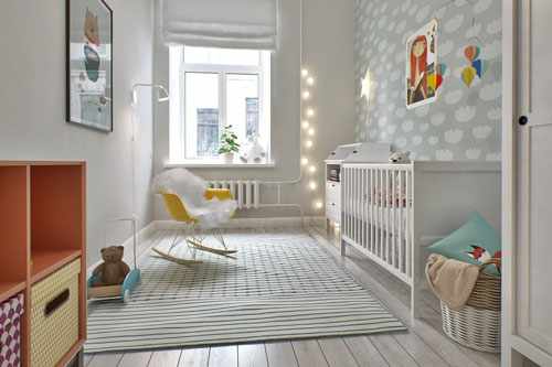 Дизайн комнаты для малыша в современном стиле 3