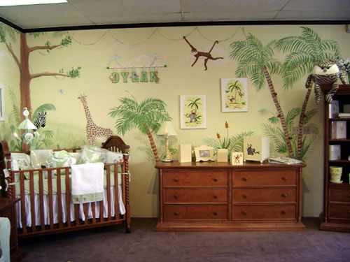 Дизайн комнаты для малыша в африканском стиле