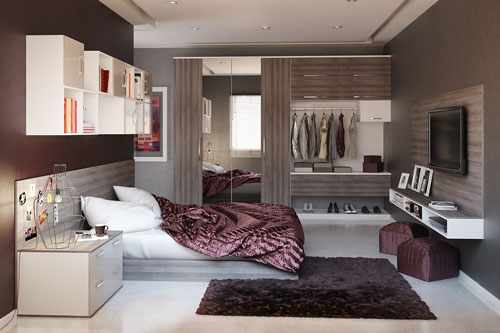 дизайн спальни в стиле модерн 4