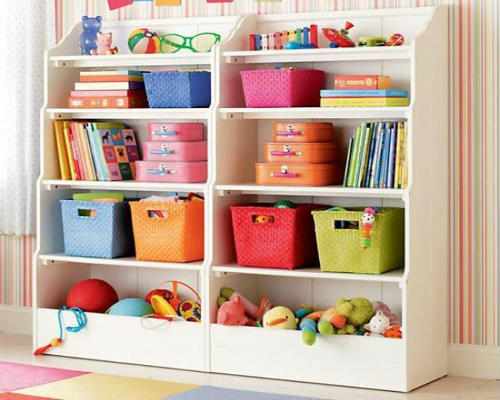 Где хранить игрушки в детской комнате 8