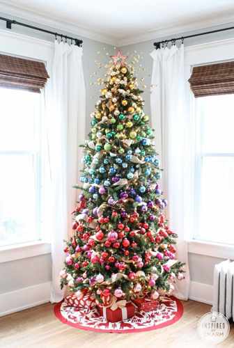 Идеи как красиво и оригинально украсить елку на Новый год 6