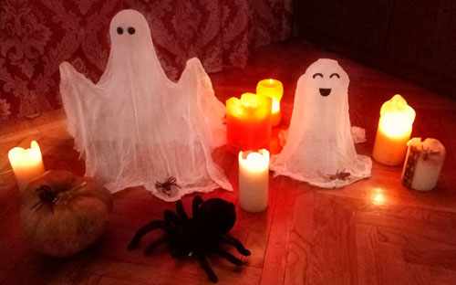 как украсить комнату на хэллоуин своими руками из марл