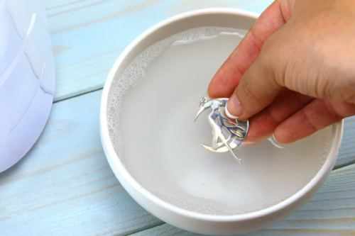 как чистить серебро