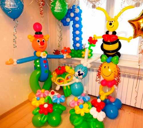 украшение комнаты на день рождения ребнка героями мультфильмов 2