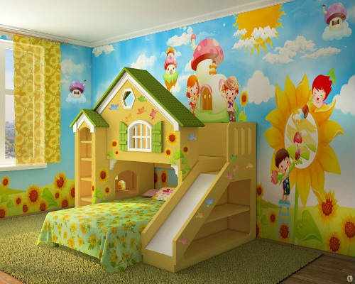 50 идей для оформления детской комнаты 3