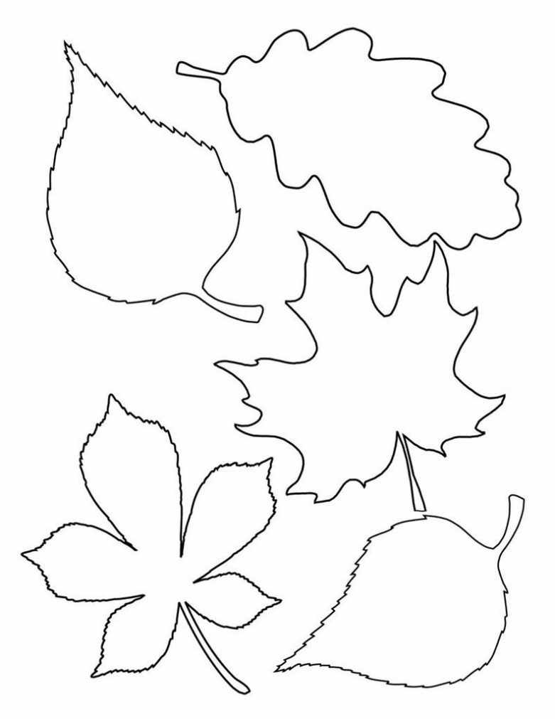 осенние листья из бумаги для оформления 6