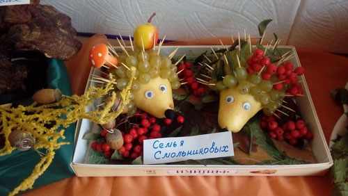Поделки из фруктов и овощей в детский сад своими руками 5