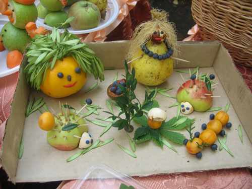 фруктово-овощные поделки в детский сад своими руками 5