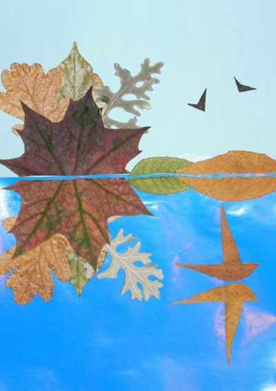 детские поделки из листьев на тему осень в школу 9