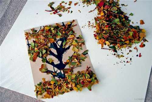детские поделки из листьев на тему осень в сад