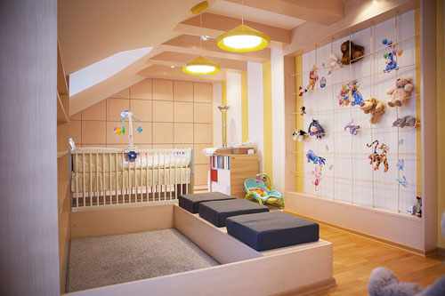 современный дизайн детской комнаты для малыша 10