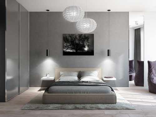 спальни в стиле модерн в светлых тонах 2