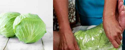 лечение трещин на пятках с помощью капусты дома
