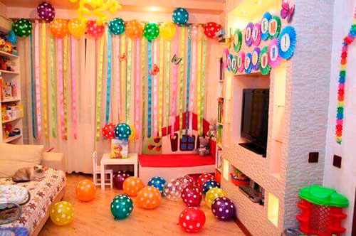 комната на детский день рождения 2