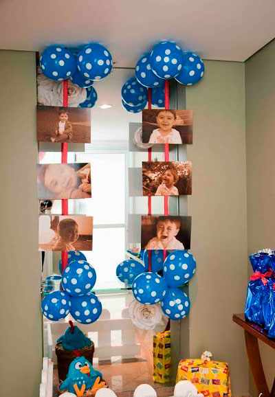 украшение фото ребенка комнаты на день рождения 2