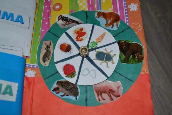 Детская игра-картинка о питании животных