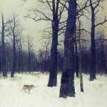 Картина И. Левитана Зимой в лесу