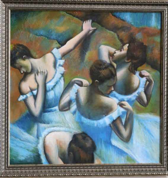 Картина Э. Дега «Голубые танцовщицы»