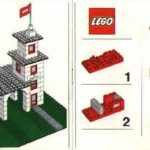Схема сборки пожарной машины из конструктора «Лего»