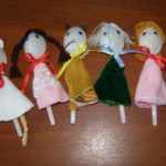 Куклы на пластиковых ложках