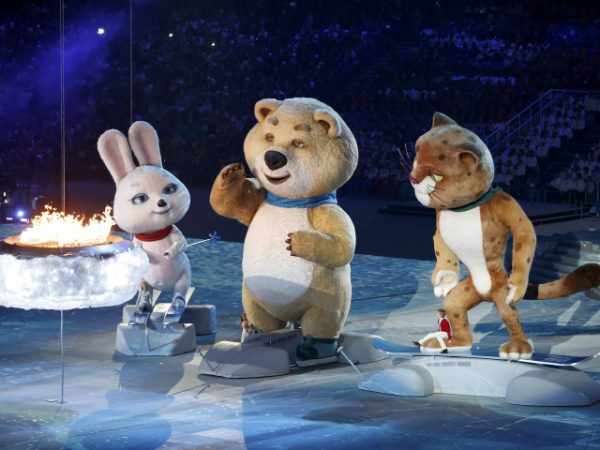 Животные — символы Олимпиады 2014 в Сочи