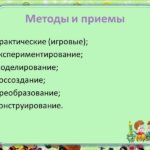 Слайд с методами и приемами работы кружка