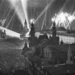 Салют на Параде Победы в 1945