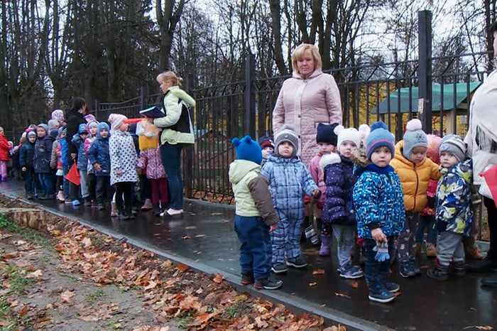 Эвакуация в детском саду