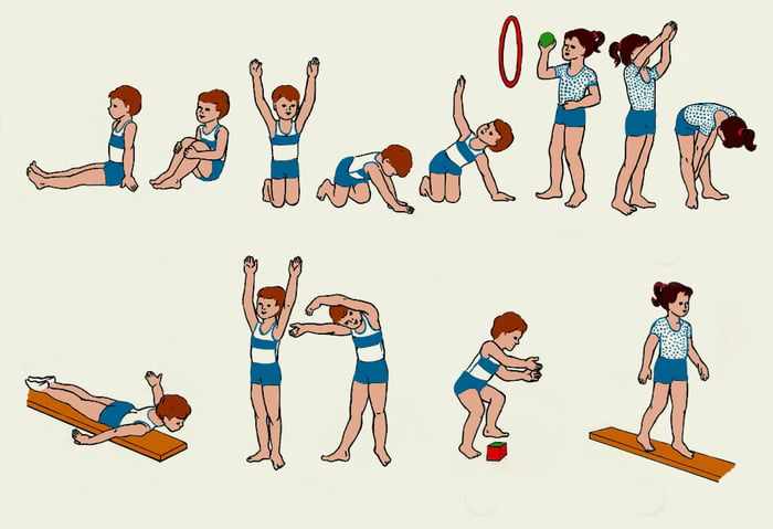 Гимнастические упражнения для детей