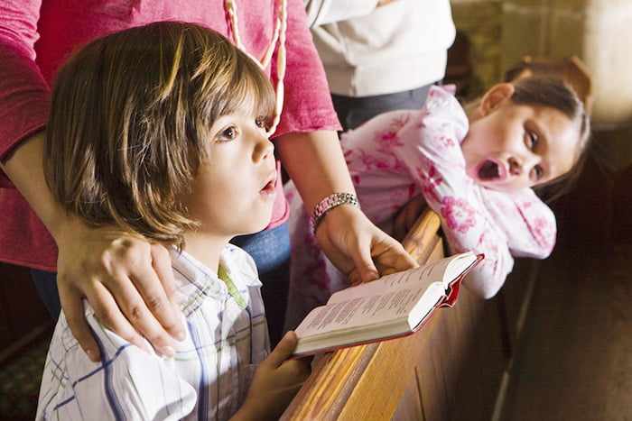 Дети в католической церкви