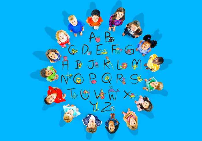 Дети и английский алфавит