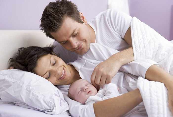 Совместный сон родителей с младенцем