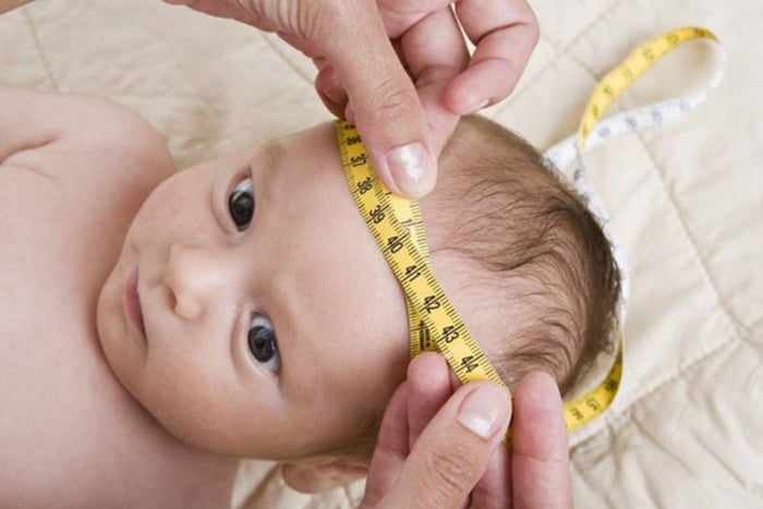 Изменение обхвата головы младенца