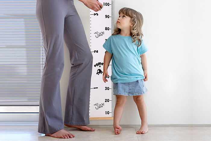 Измерение роста ребенка